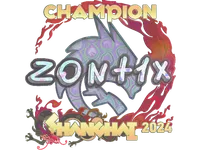 Sticker | zont1x (Holo, Champion) | Shanghai 2024
