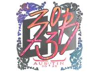 Sticker | zorte (Holo) | Austin 2025 skin