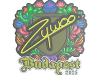 Sticker | ZywOo (Embroidered) | Budapest 2025 skin