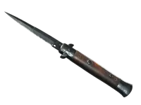★ Stiletto Knife | Damascus Steel (Battle-Scarred)