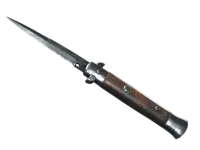 ★ Stiletto Knife | Damascus Steel (Well-Worn)