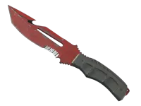 ★ Survival Knife | Crimson Web (Battle-Scarred)
