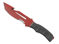 Survival-Messer (★) | Purpurnes Netz (Fabrikneu) skin