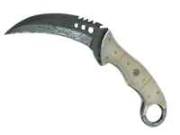 ★ Talon Knife | Damascus Steel (Battle-Scarred)