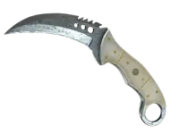 ★ Talon Knife | Damascus Steel (Well-Worn) skin