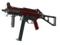 UMP-45 | Crimson Foil (Well-Worn)