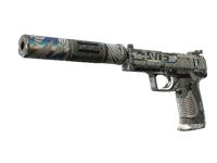USP-S | Spiral Glitch (Battle-Scarred) skin