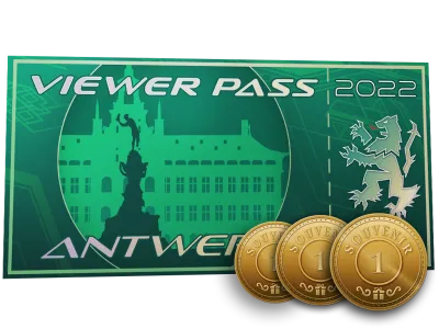 Antwerp 2022 Viewer Pass + 3 Souvenir Tokens