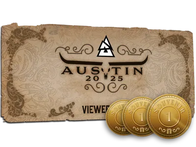 Austin 2025 Viewer Pass + 3 Souvenir Tokens