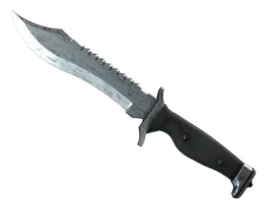 ★ Bowie Knife | Damascus Steel (Well-Worn)