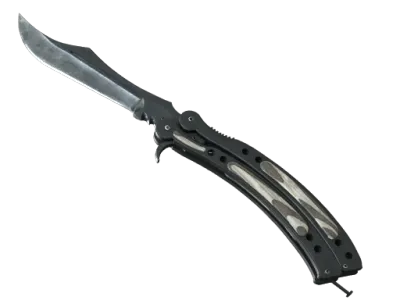 ★ Butterfly Knife | Black Laminate (Factory New)