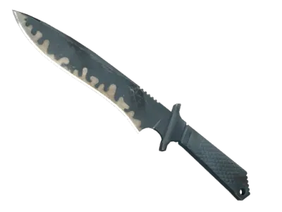 ★ Classic Knife | Night Stripe (Battle-Scarred) skin