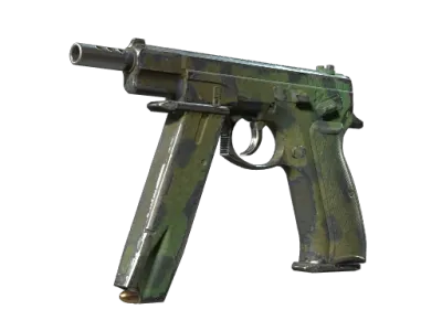 CZ75-Auto | Jungle Dashed (Well-Worn)