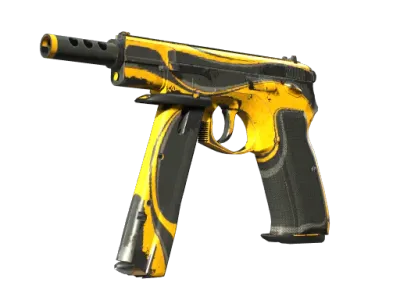 CZ75-Auto | Yellow Jacket (Battle-Scarred)