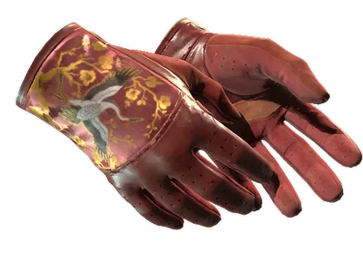 ★ Driver Gloves | Brocade Crane (Field-Tested)