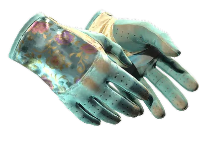 ★ Driver Gloves | Brocade Flowers (Battle-Scarred) skin