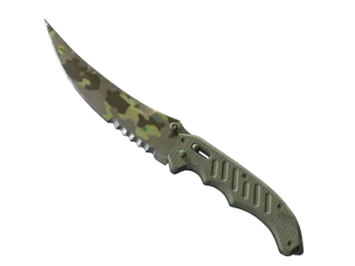 ★ Flip Knife | Boreal Forest (Well-Worn) skin