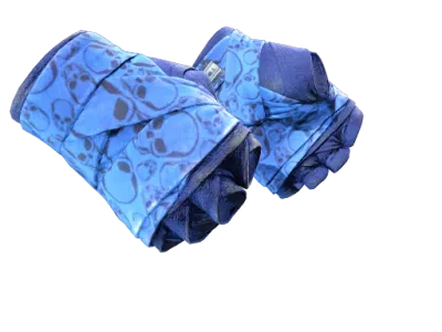 ★ Hand Wraps | Cobalt Skulls (Well-Worn)