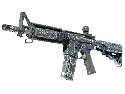 M4A4 | Naval Shred Camo (Well-Worn)