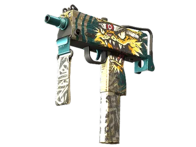 MAC-10 | Cat Fight (Well-Worn)