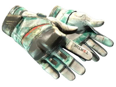 ★ Moto Gloves | Spearmint (Battle-Scarred)