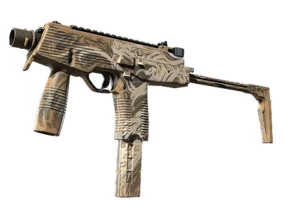 MP9 | Dune Asp (Well-Worn) skin