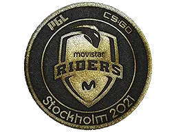 Patch | Movistar Riders (Gold) | Stockholm 2021