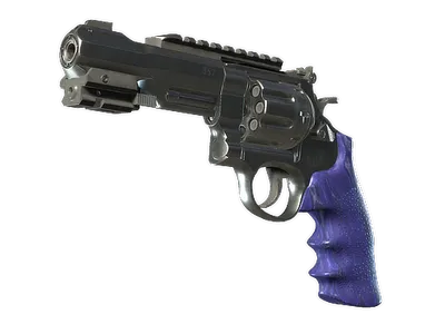R8 Revolver | Cobalt Grip (Well-Worn)
