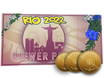 Rio 2022 Viewer Pass + 3 Souvenir Tokens