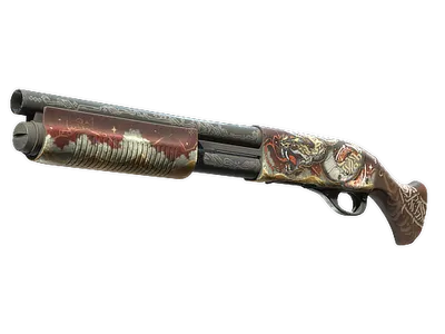 Sawed-Off | Lunar Wyrm (Well-Worn) skin