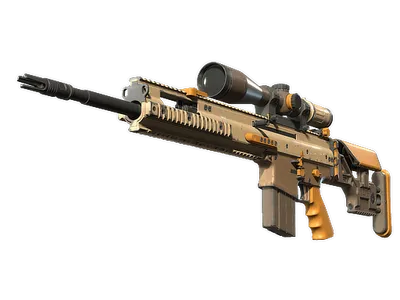 SCAR-20 | Short Ochre (Well-Worn)