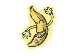 Sealed Graffiti | Banana