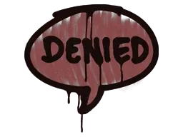 Sealed Graffiti | Denied (Brick Red)