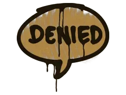 Sealed Graffiti | Denied (Desert Amber)