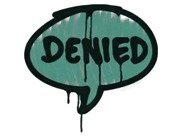 Sealed Graffiti | Denied (Frog Green)