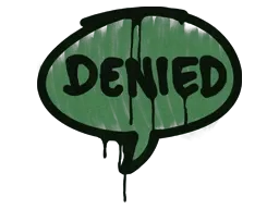 Sealed Graffiti | Denied (Jungle Green)