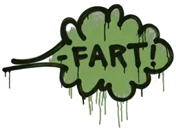 Sealed Graffiti | Fart (Battle Green)