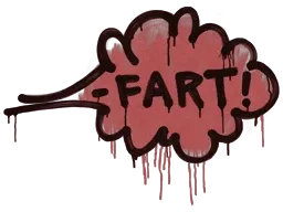 Sealed Graffiti | Fart (Blood Red)