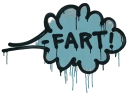 Sealed Graffiti | Fart (Wire Blue)