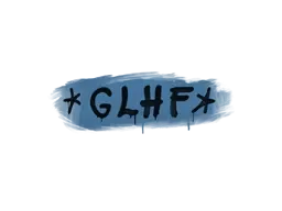 Sealed Graffiti | GLHF (Monarch Blue)