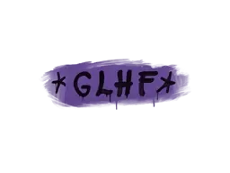 Sealed Graffiti | GLHF (Monster Purple)