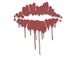 Sealed Graffiti | Kiss (Blood Red)