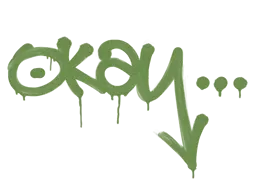 Sealed Graffiti | Okay (Battle Green)