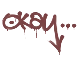 Sealed Graffiti | Okay (Brick Red)