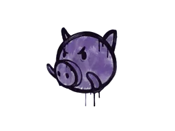 Sealed Graffiti | Piggles (Monster Purple)