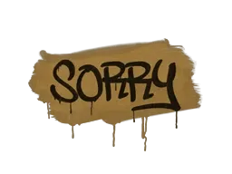 Sealed Graffiti | Sorry (Desert Amber)