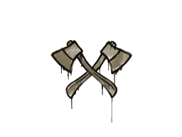 Sealed Graffiti | X-Axes (Dust Brown)