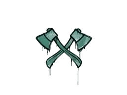 Sealed Graffiti | X-Axes (Frog Green)