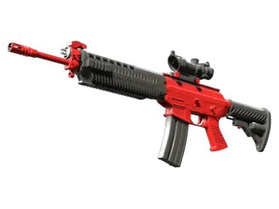 SG 553 | Candy Apple (Minimal Wear)