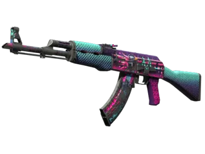 Souvenir AK-47 | Neon Rider (Battle-Scarred)
